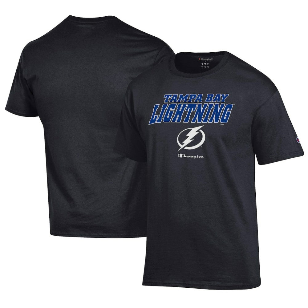 Tampa Bay Lightning - Champion Jersey T-Shirt Black