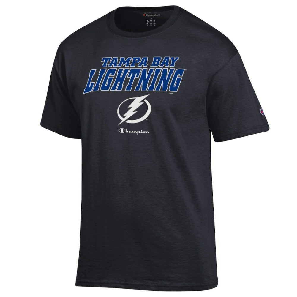 Tampa Bay Lightning - Champion Jersey T-Shirt Black