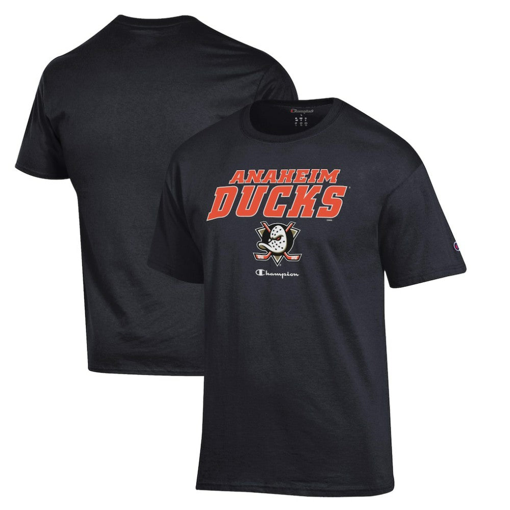 Anaheim Ducks - Champion Jersey T-Shirt Black