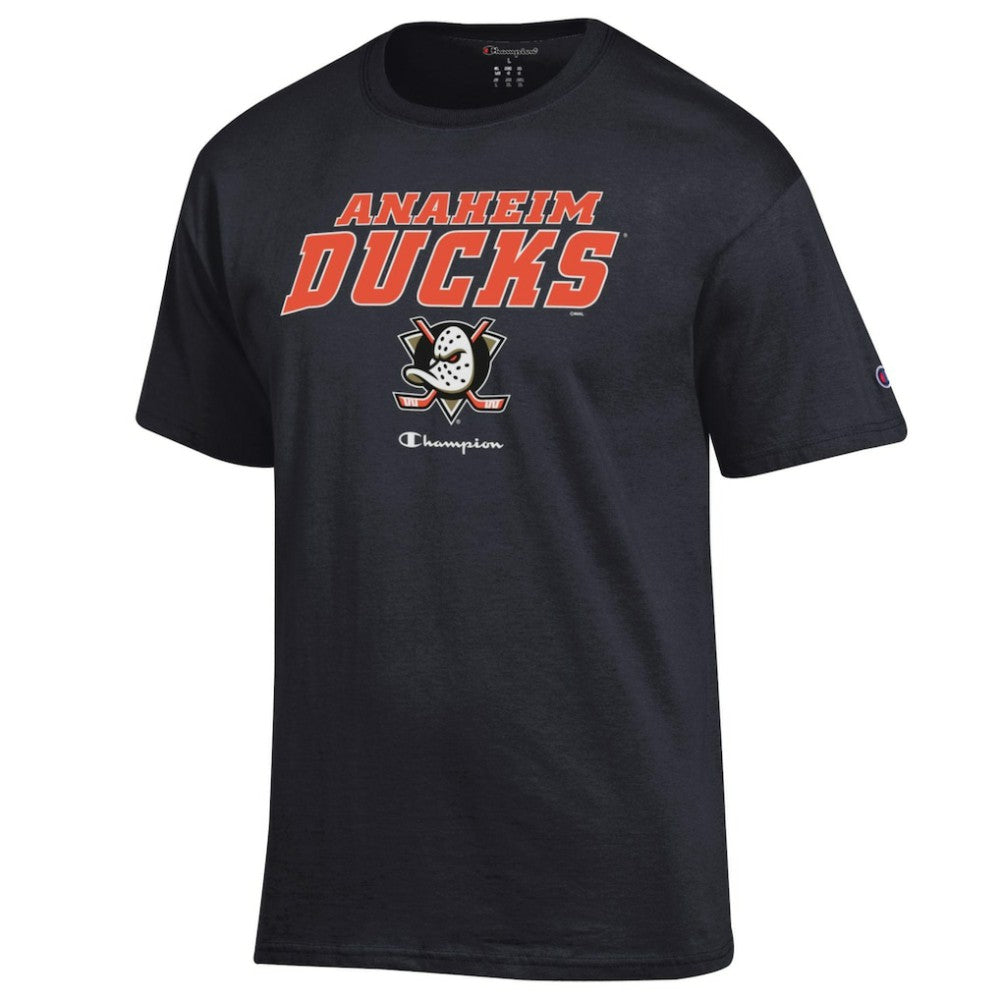 Anaheim Ducks - Champion Jersey T-Shirt Black