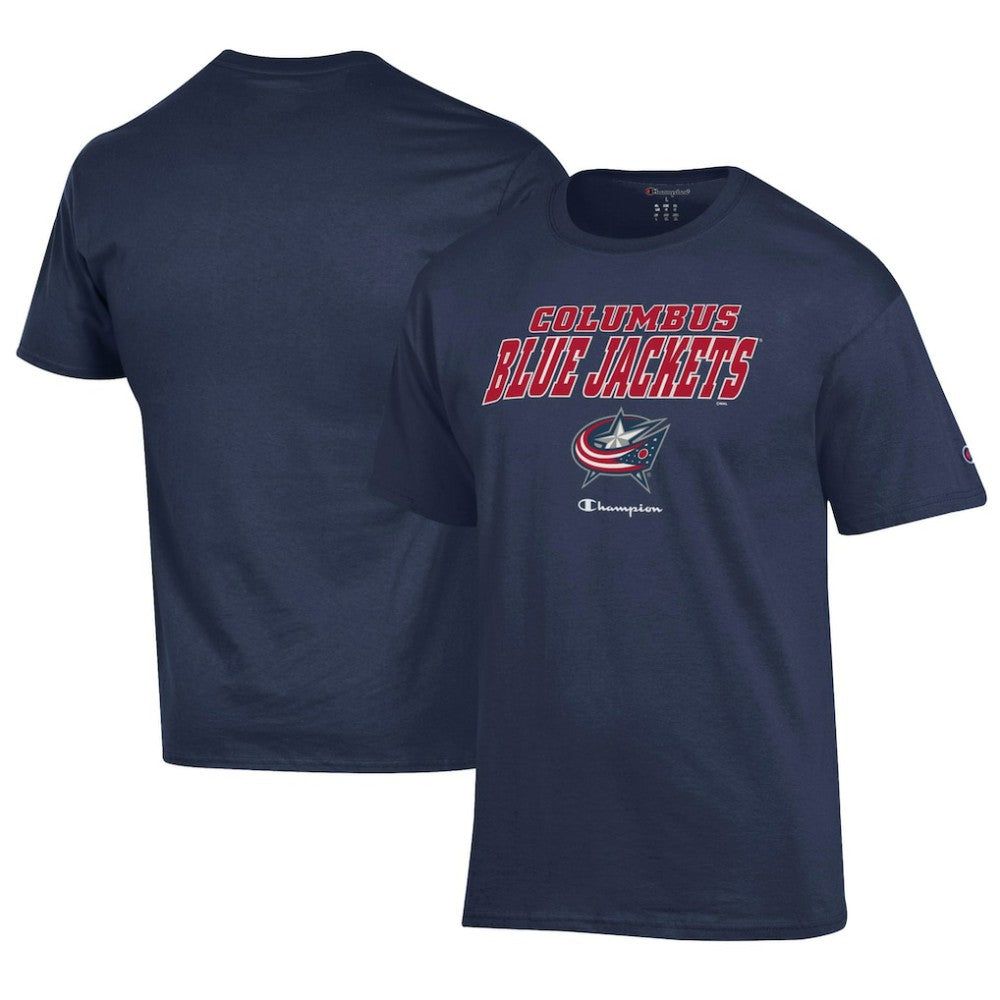 Columbus Blue Jackets - Champion Jersey T-Shirt Navy