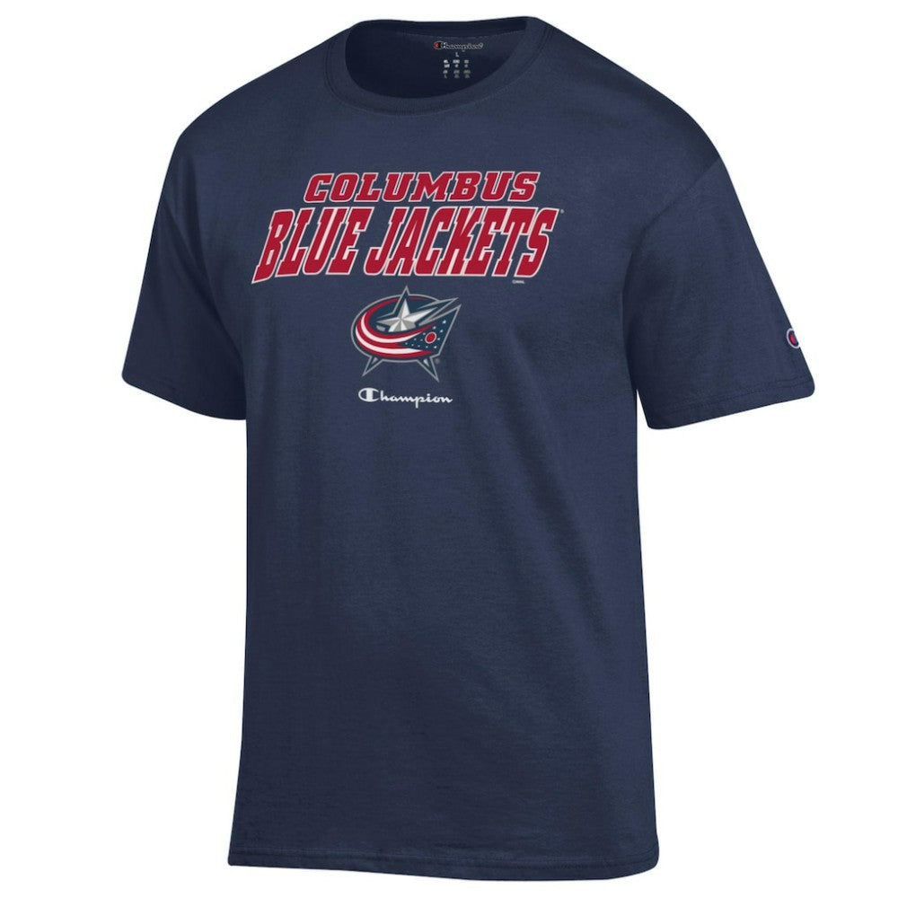 Columbus Blue Jackets - Champion Jersey T-Shirt Navy