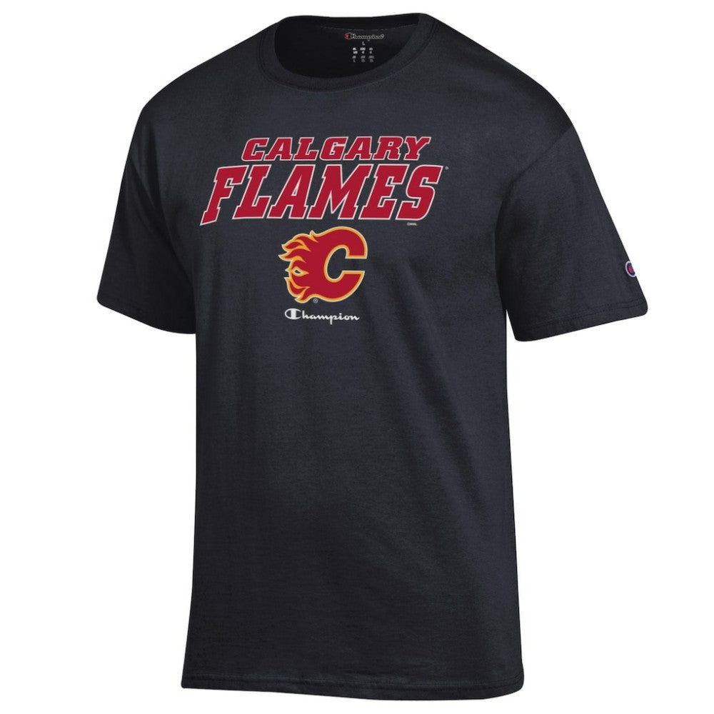 Calgary Flames - Champion Jersey T-Shirt Black