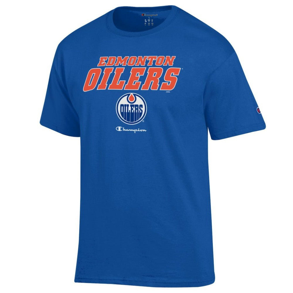 Edmonton Oilers - Champion Jersey T-Shirt Royal