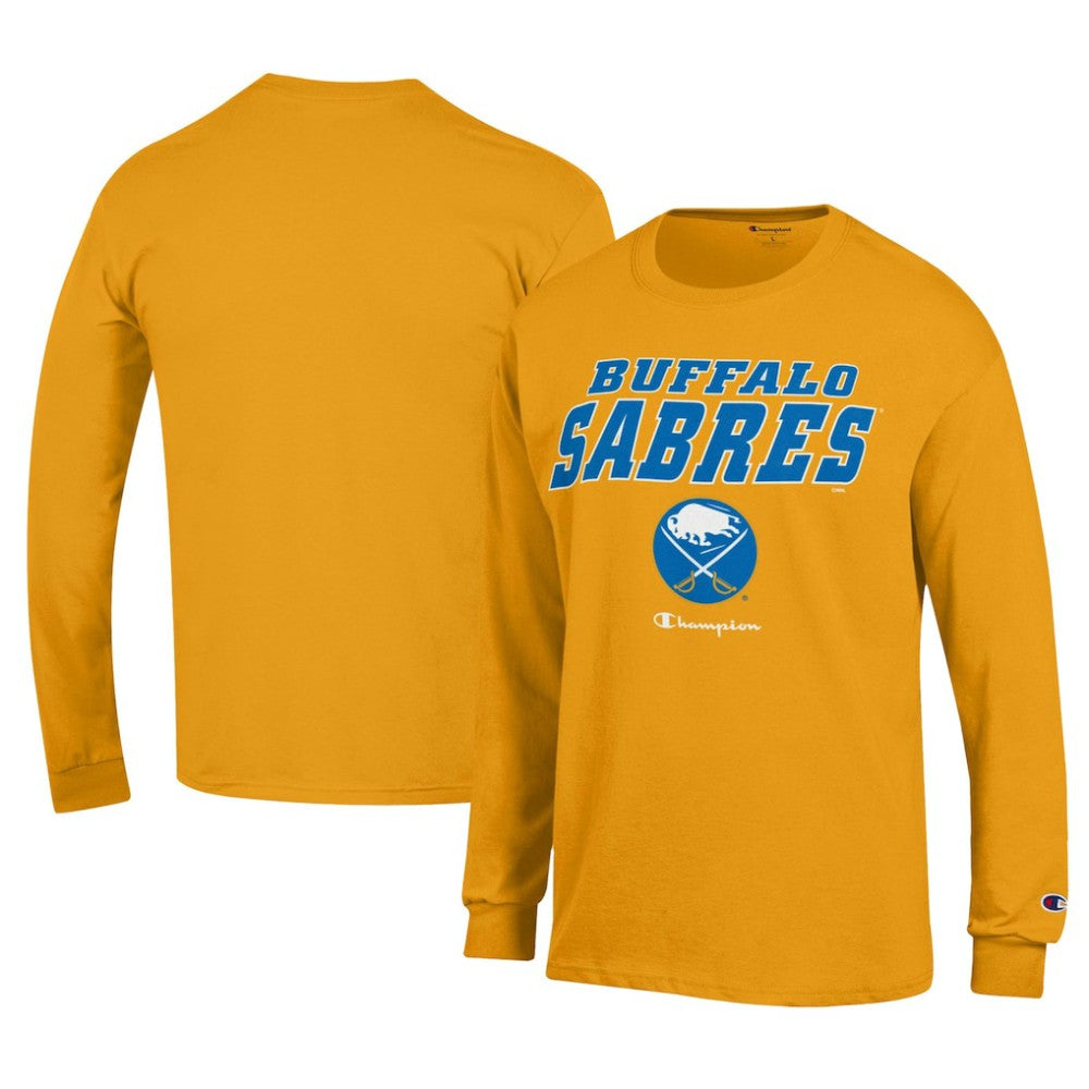 Buffalo Sabres - Champion Long-Sleeve Jersey T-Shirt Gold