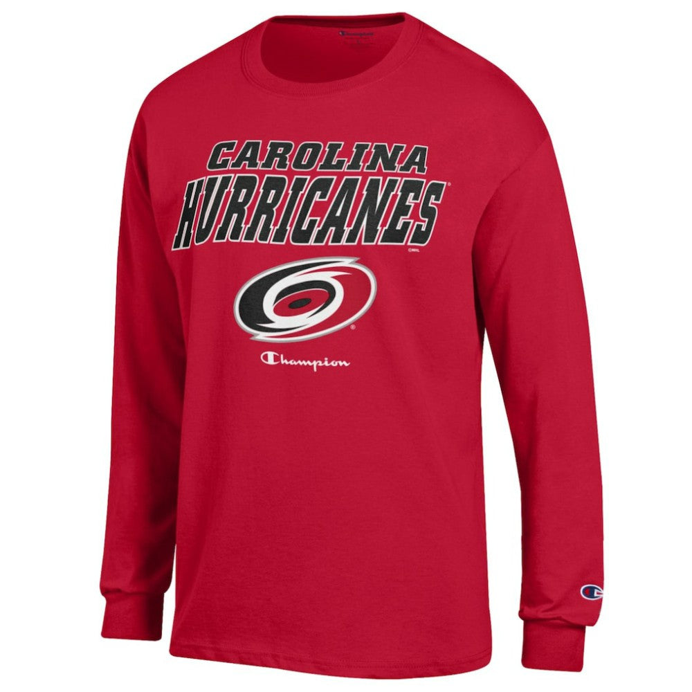 Carolina Hurricanes - Champion Long-Sleeve Jersey T-Shirt Red