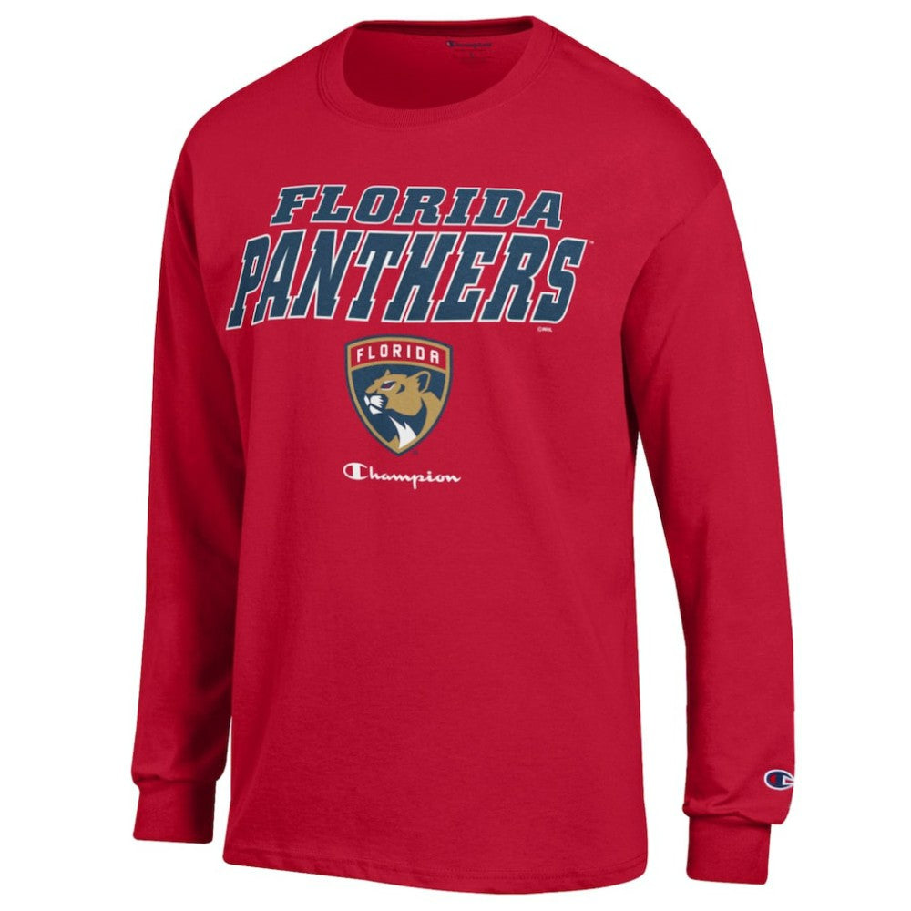 Florida Panthers - Champion Long-Sleeve Jersey T-Shirt Red