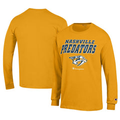 Nashville Predators - Champion Long-Sleeve Jersey T-Shirt Gold