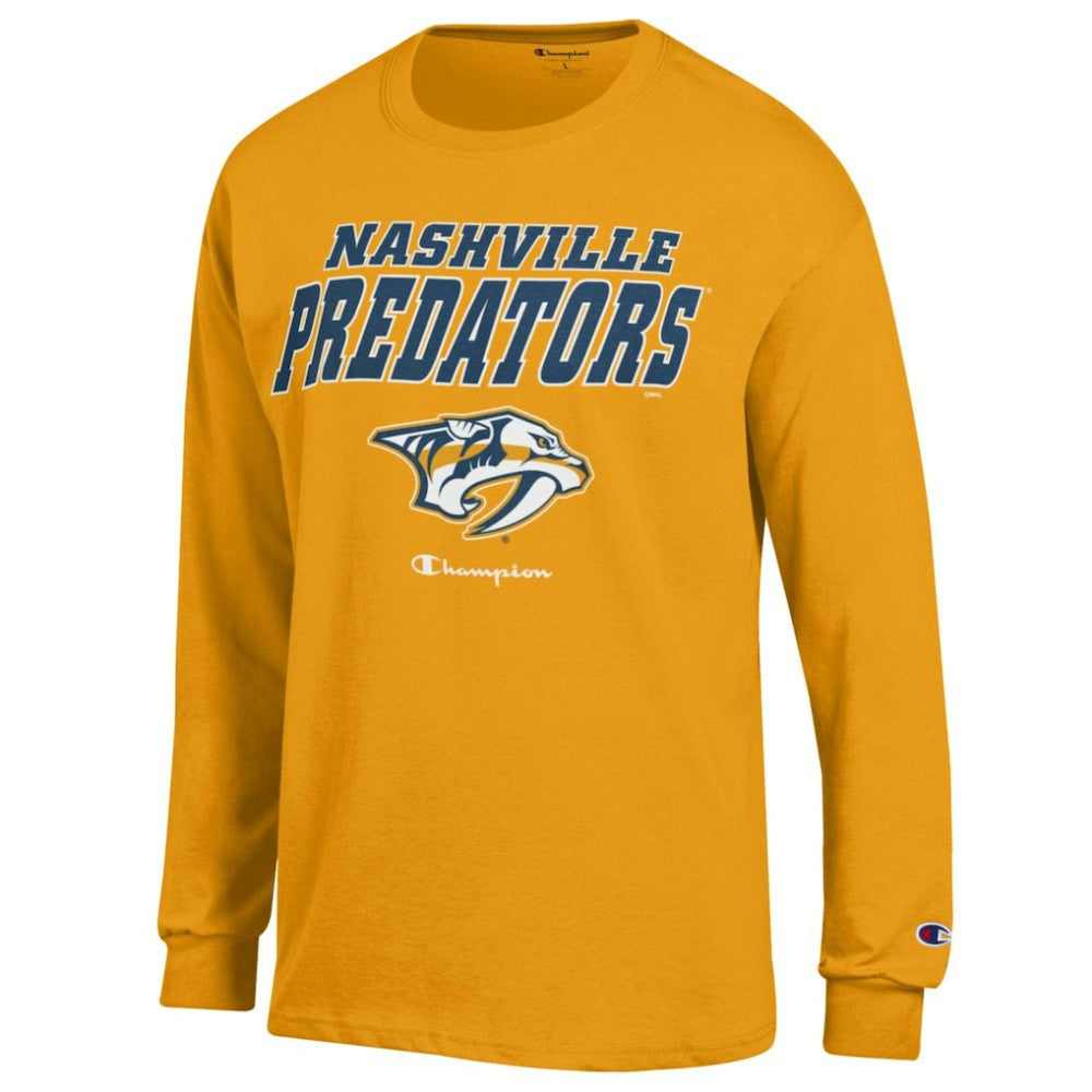 Nashville Predators - Champion Long-Sleeve Jersey T-Shirt Gold