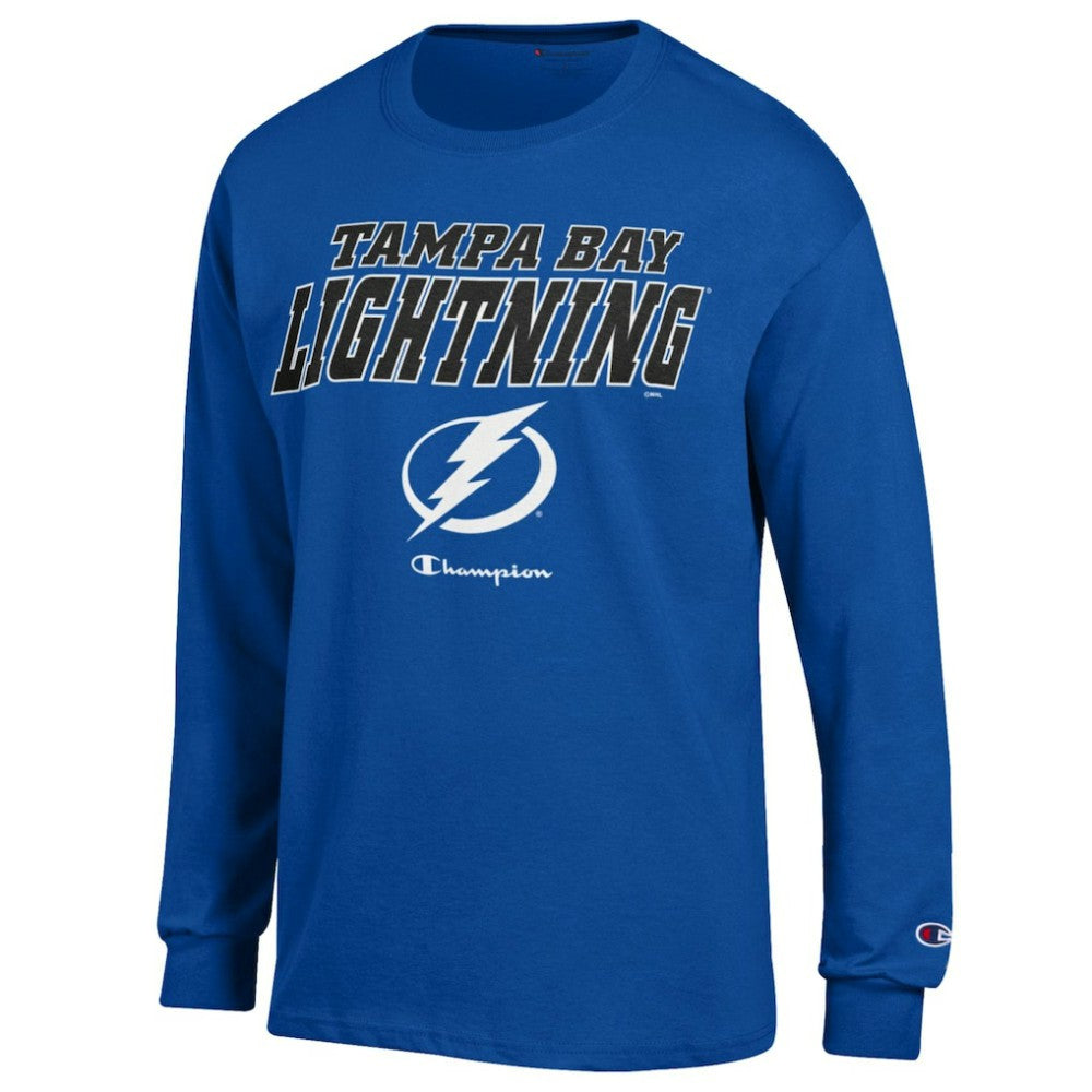 Tampa Bay Lightning - Champion Long-Sleeve Jersey T-Shirt Royal