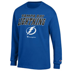 Tampa Bay Lightning - Champion Long-Sleeve Jersey T-Shirt Royal