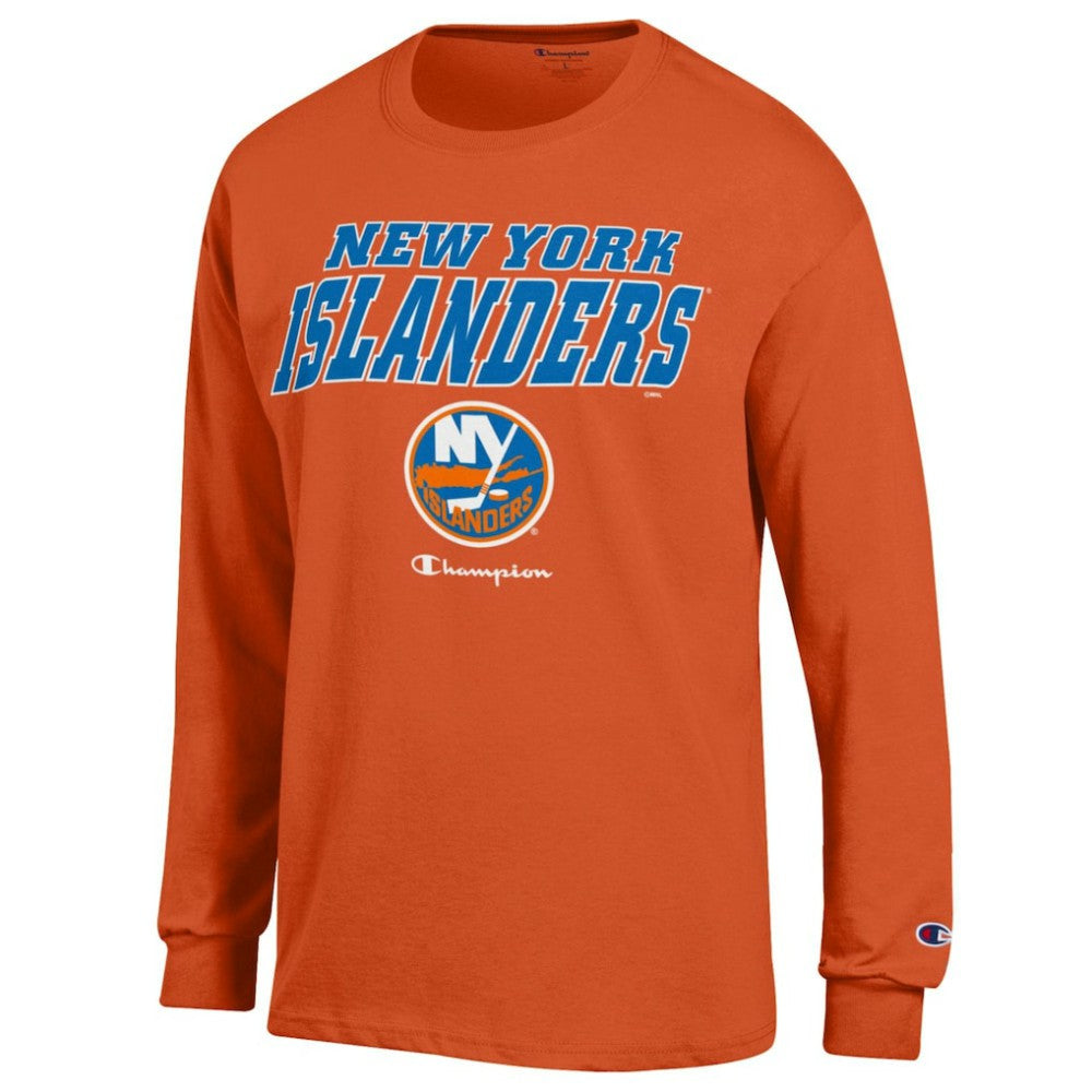 New York Islanders - Champion Long-Sleeve Jersey T-Shirt Orange