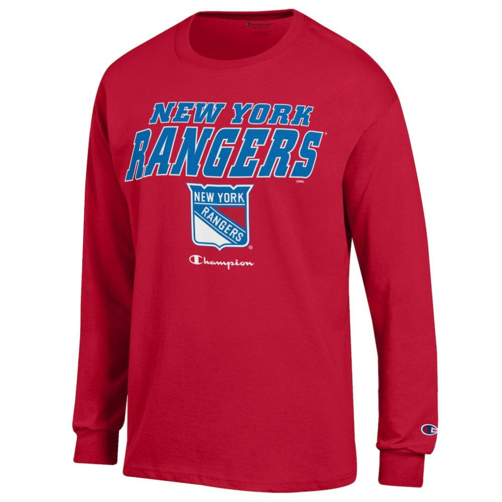 New York Rangers Champion Long-Sleeve Jersey T-Shirt Red
