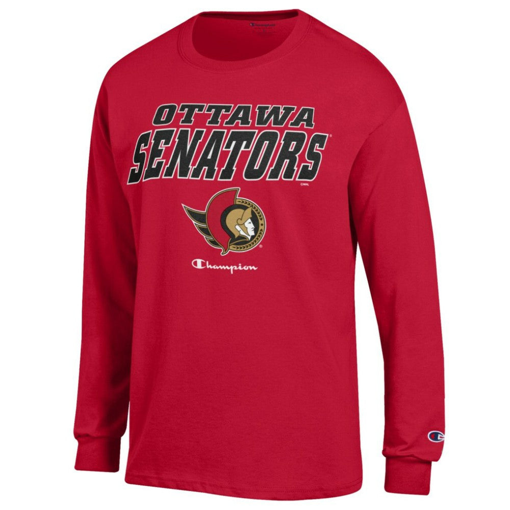 Ottawa Senators - Champion Long-Sleeve Jersey T-Shirt Red