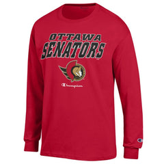 Ottawa Senators - Champion Long-Sleeve Jersey T-Shirt Red