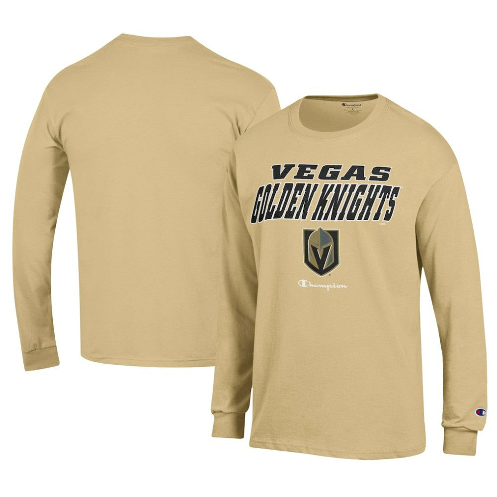 Vegas Golden Knights Champion Long-Sleeve Jersey T-Shirt Yellow