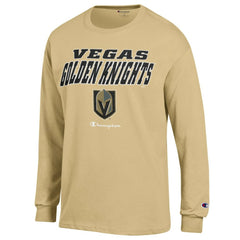 Vegas Golden Knights Champion Long-Sleeve Jersey T-Shirt Yellow