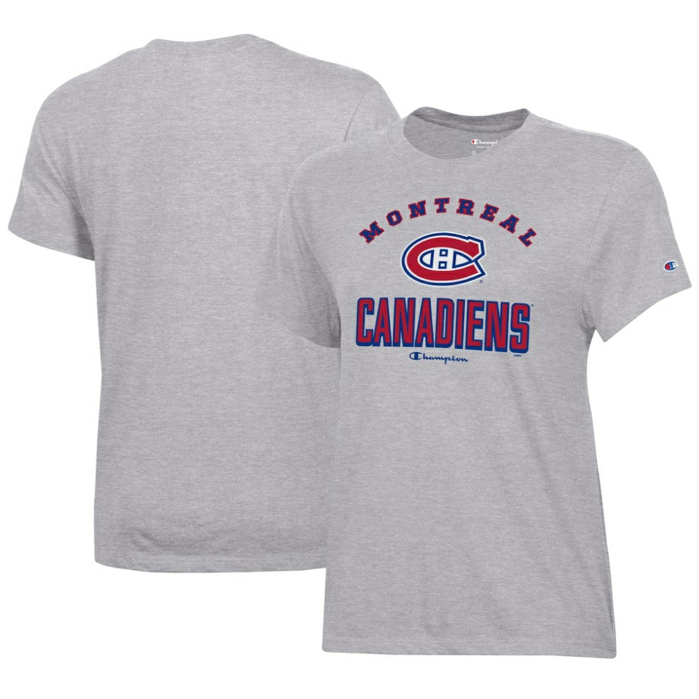 Montreal Canadiens - Champion Women's Core T-Shirt Heather Gray