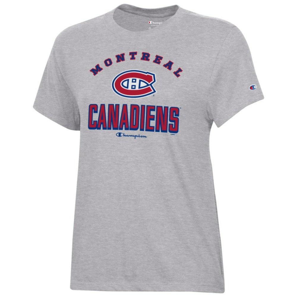 Montreal Canadiens - Champion Women's Core T-Shirt Heather Gray