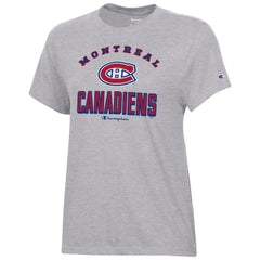Montreal Canadiens - Champion Women's Core T-Shirt Heather Gray
