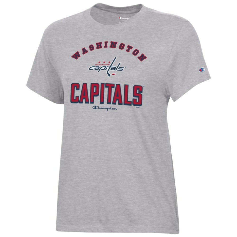 Washington Capitals Champion Women's Core T-Shirt Heather Gray