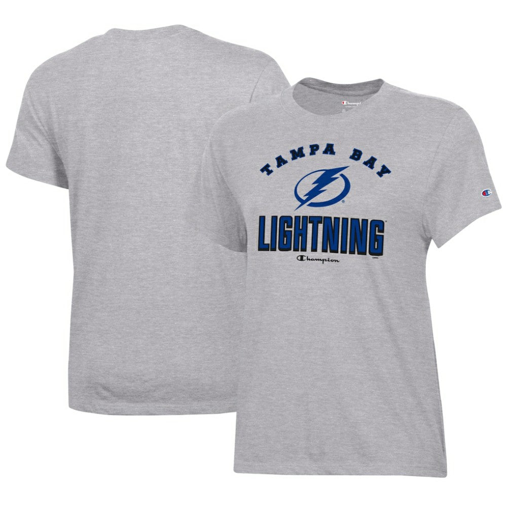 Tampa Bay Lightning - Champion Women's Core T-Shirt Heather Gray