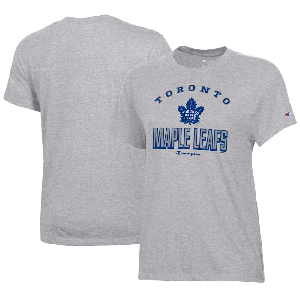 Toronto Maple Leafs - Champion Women's Core T-Shirt Heather Gray