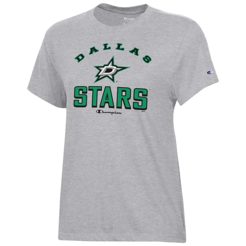 Dallas Stars - Champion Women's Core T-Shirt Heather Gray