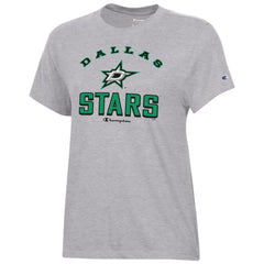 Dallas Stars - Champion Women's Core T-Shirt Heather Gray
