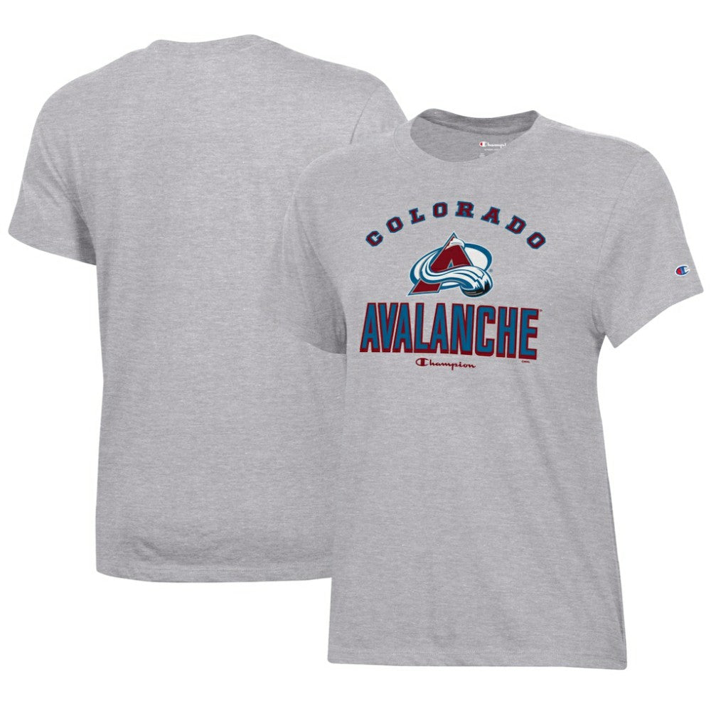 Colorado Avalanche - Champion Women's Core T-Shirt Heather Gray