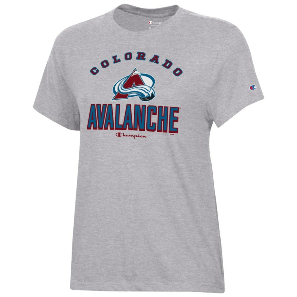 Colorado Avalanche - Champion Women's Core T-Shirt Heather Gray