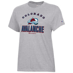 Colorado Avalanche - Champion Women's Core T-Shirt Heather Gray