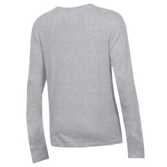 Anaheim Ducks - Champion Women's Core Long Sleeve T-Shirt Heather Gray