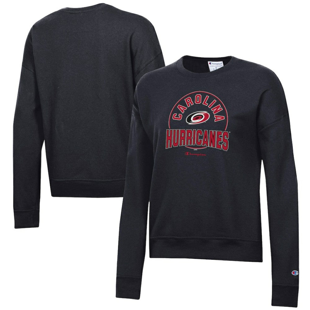 Carolina Hurricanes - Champion Women's Powerblend Pullover Sweatshirt Black