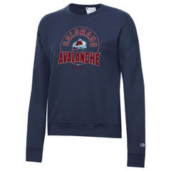 Colorado Avalanche - Champion Women's Powerblend Pullover Sweatshirt Navy