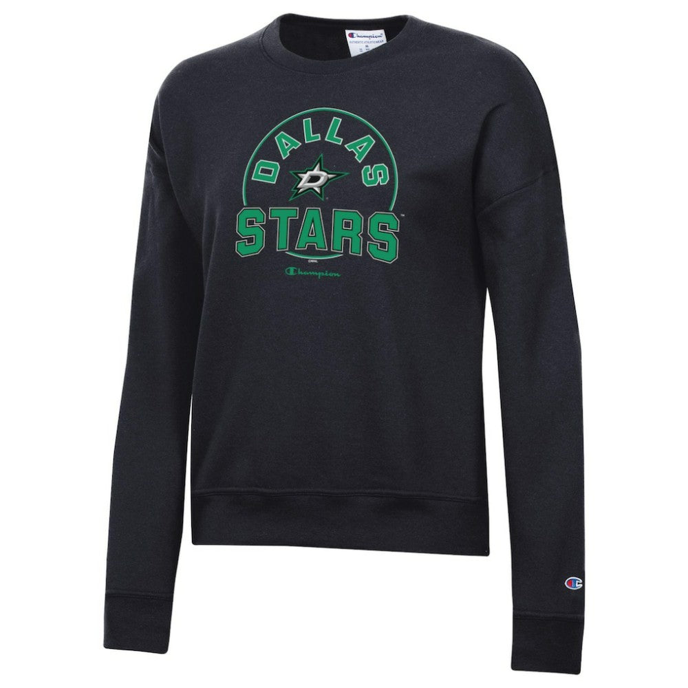 Dallas Stars - Champion Women's Powerblend Pullover Sweatshirt Black