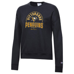 Pittsburgh Penguins Champion Women's Powerblend Pullover Sweatshirt Black