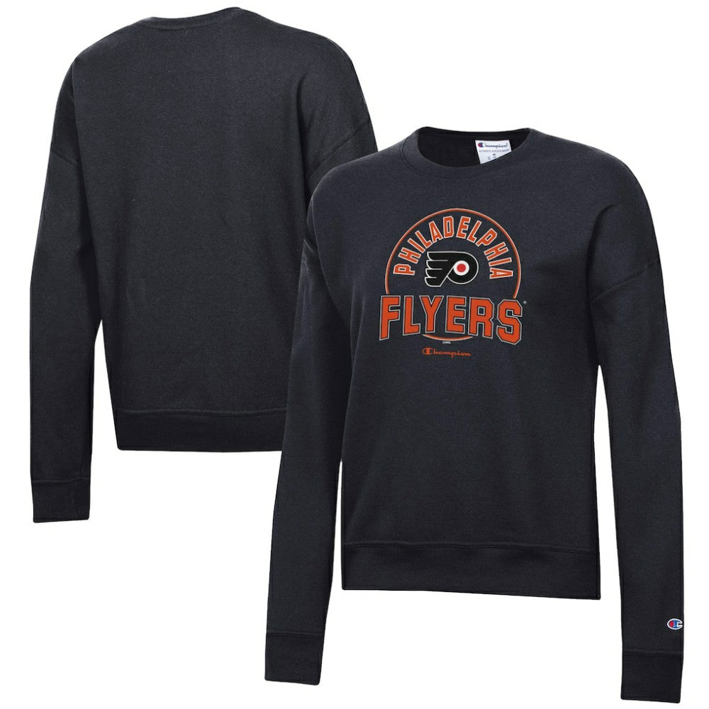 Philadelphia Flyers - Champion Women's Powerblend Pullover Sweatshirt Black