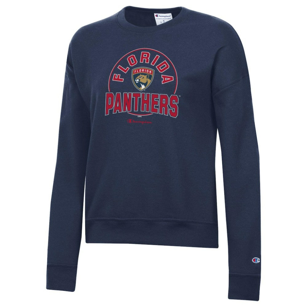 Florida Panthers - Champion Women's Powerblend Pullover Sweatshirt Navy