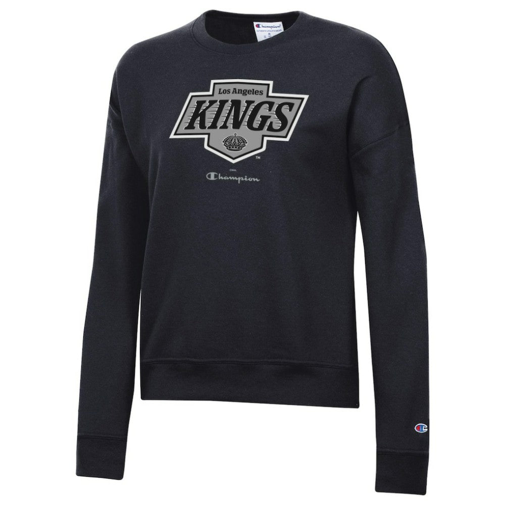 Los Angeles Kings - Champion Women's Powerblend Pullover Sweatshirt Black