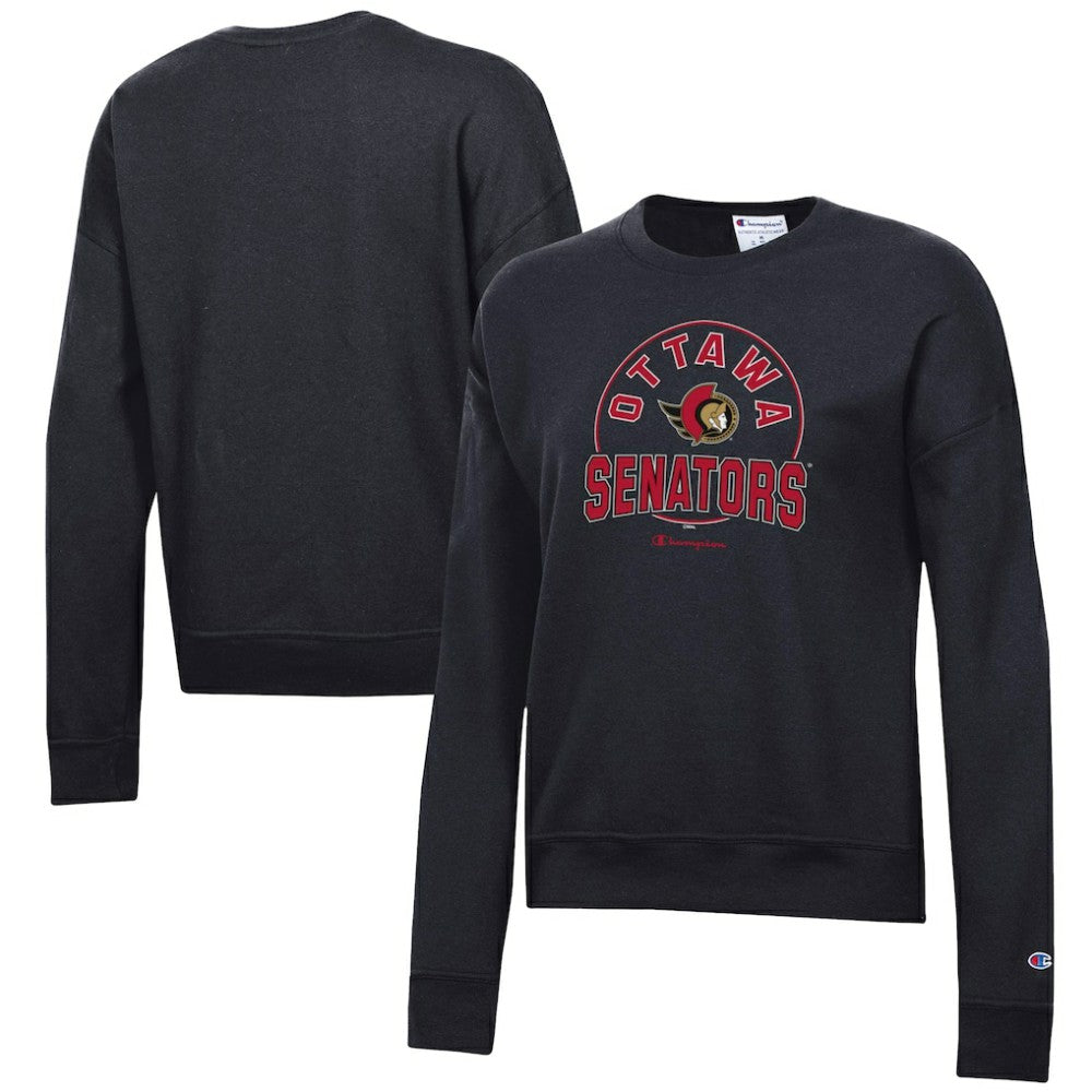 Ottawa Senators - Champion Women's Powerblend Pullover Sweatshirt Black