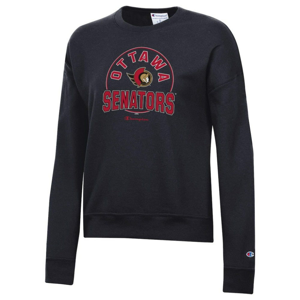 Ottawa Senators - Champion Women's Powerblend Pullover Sweatshirt Black