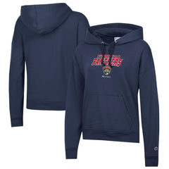 Florida Panthers - Champion Women's Powerblend Fleece Pullover Hoodie Navy