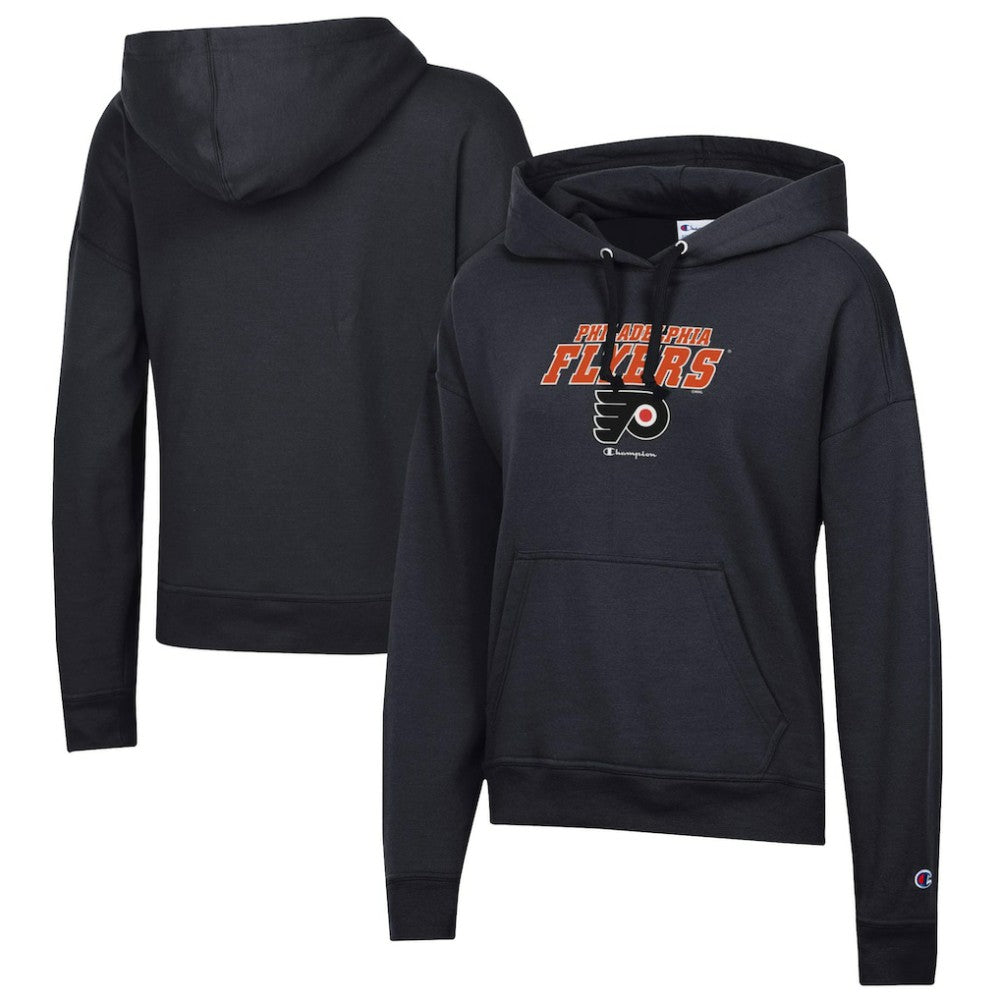 Philadelphia Flyers - Champion Women's Powerblend Fleece Pullover Hoodie Black