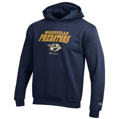 Nashville Predators - Champion Youth Eco Powerblend Pullover Hoodie Navy