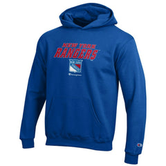 New York Rangers Champion Youth Eco Powerblend Pullover Hoodie Royal
