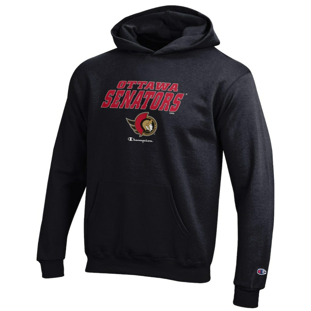 Ottawa Senators - Champion Youth Eco Powerblend Pullover Hoodie Black