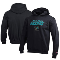 San Jose Sharks - Champion Youth Eco Powerblend Pullover Hoodie Black