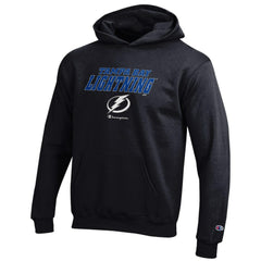 Tampa Bay Lightning - Champion Youth Eco Powerblend Pullover Hoodie Black
