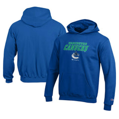 Vancouver Canucks - Champion Youth Eco Powerblend Pullover Hoodie Royal
